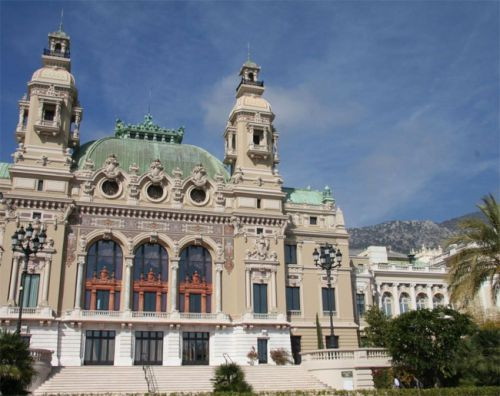 Trappen voor de Opera van Monte Carlo