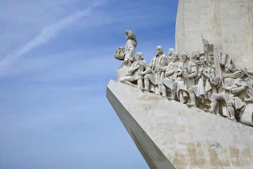 Detail van het Monument der Ontdekkingen