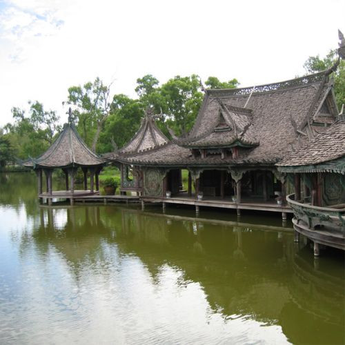 Deel van de Oude Stad in Bangkok