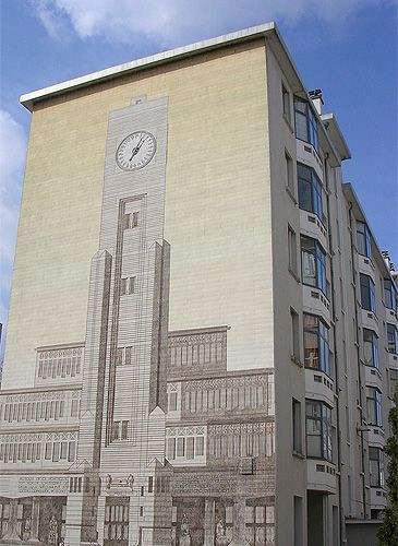 Muurschildering in Lyon