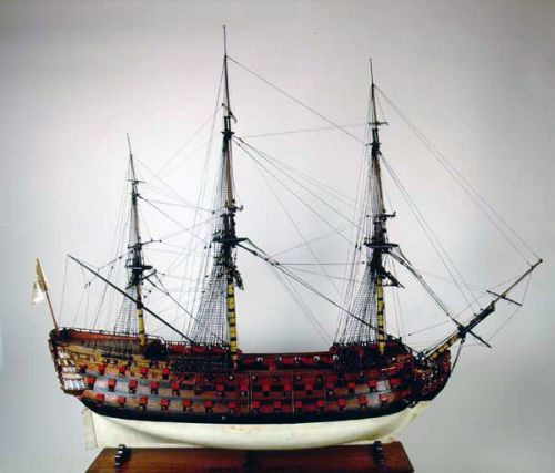 Replica van een zeilboot