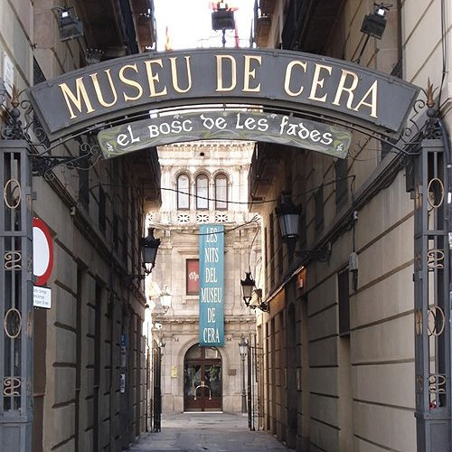 Naambord van de Museu de Cera