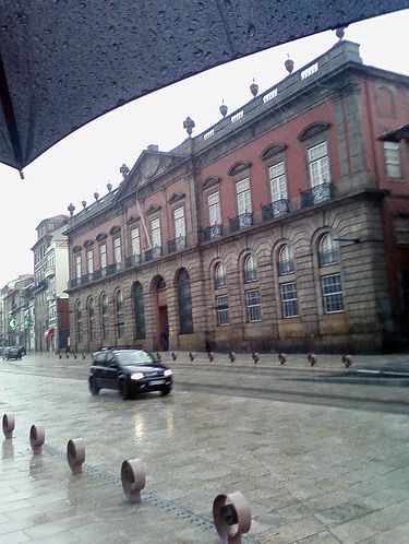 Zijaanzicht van het Museu Nacional de Soares dos Reis