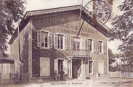 Oud beeld van het Aquarium Musée d’Arcachon