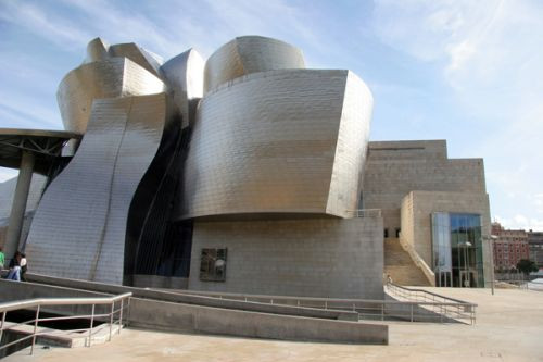 Zicht op het Guggenheim Museum