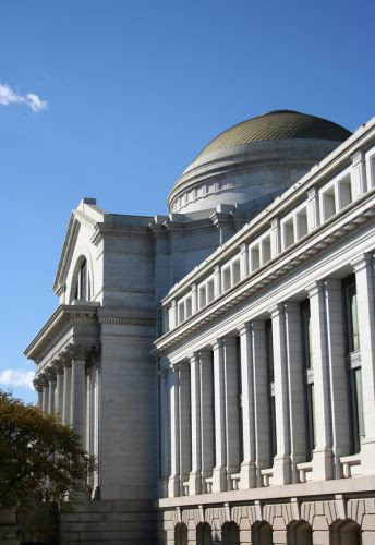 Zijaanzicht van het National Museum of American History