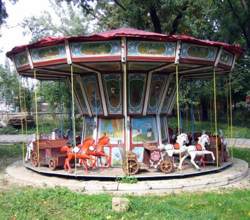 Draaimolen in het Dorpsmuseum