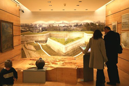 Ruimte in het Historisch Museum van Luxemburg