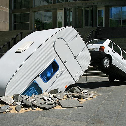 Kunstwerk voor het Museum of Contemporary Art