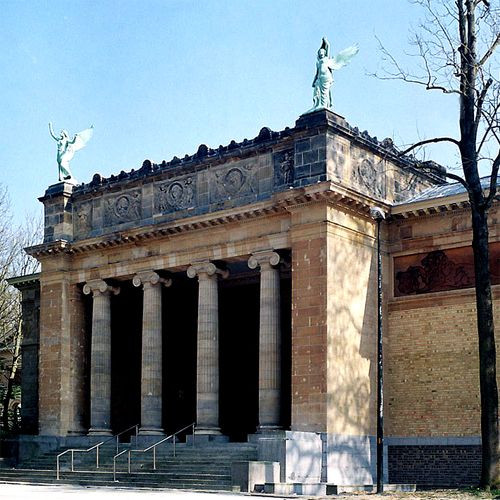 Zicht op het Museum voor Schone Kunsten