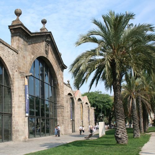 Voorkant van het Museu Nacional d'Art de Catalunya