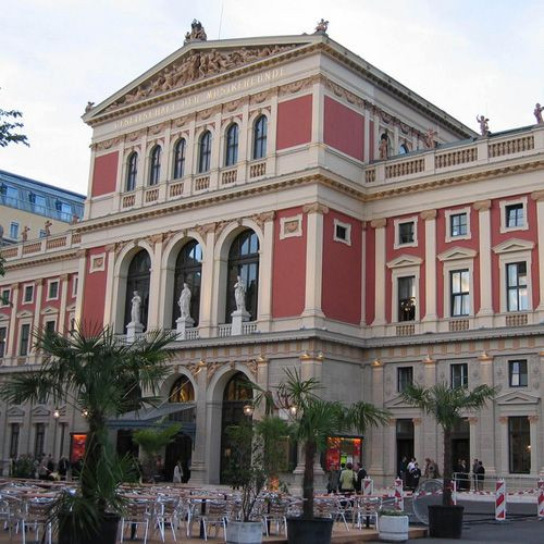 Zicht op het Musikverein