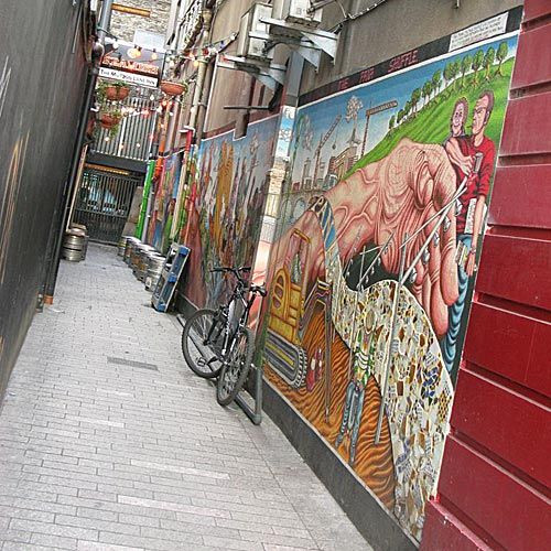 Zicht op Mutton Lane