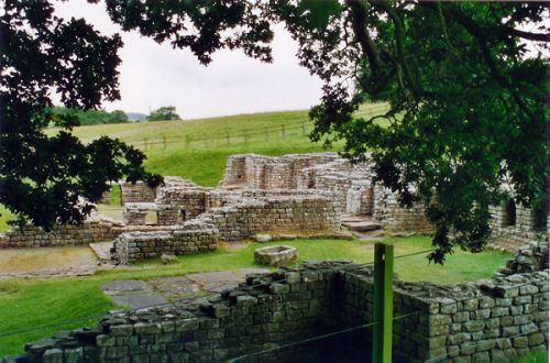 Ruïnes bij de Muur van Hadrianus