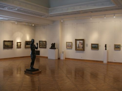 Zaal van het Nationaal Kunstmuseum van Roemenië