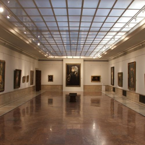 Zaal van het Nationaal Kunstmuseum van Roemenië