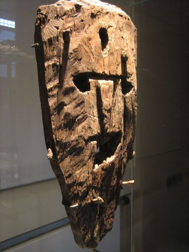 Masker in het Nationaal Museum van Ijsland