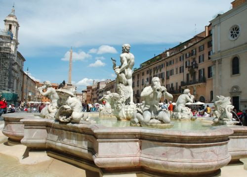 Zicht over het Piazza Navona