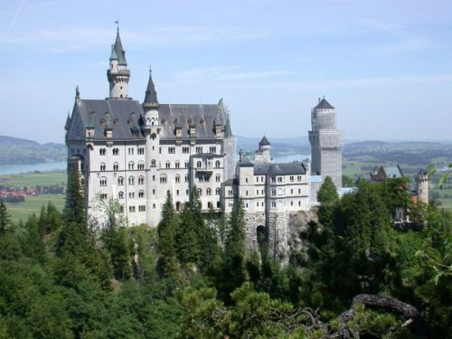 Totaalbeeld van Neuschwanstein