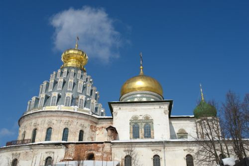 Koepels van het Nieuw Jeruzalem-klooste