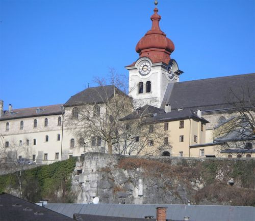 Toren in de Nonnberg-abdij