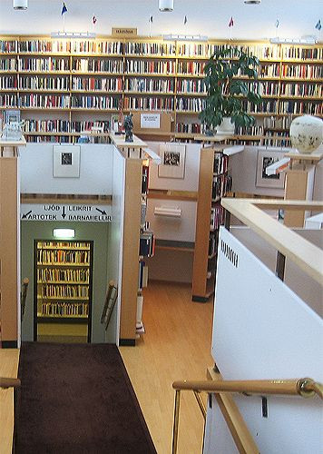 Bibliotheek in het Nordic House