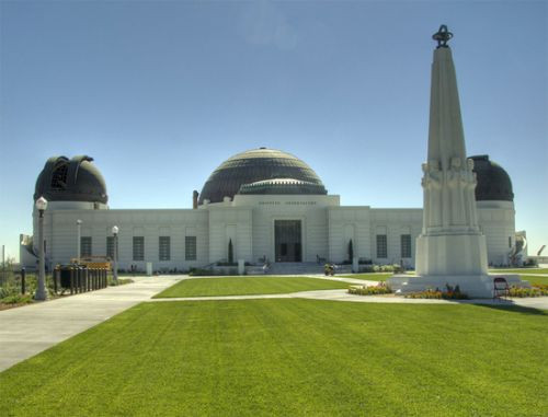 Gevel van het Griffith Observatory