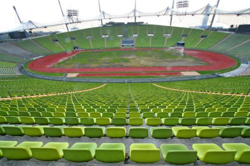 Tribunes van het Olympiastadion