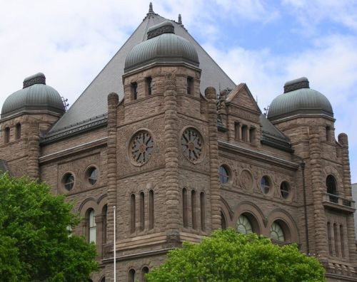 Dak van het Parlementsgebouw van Ontario