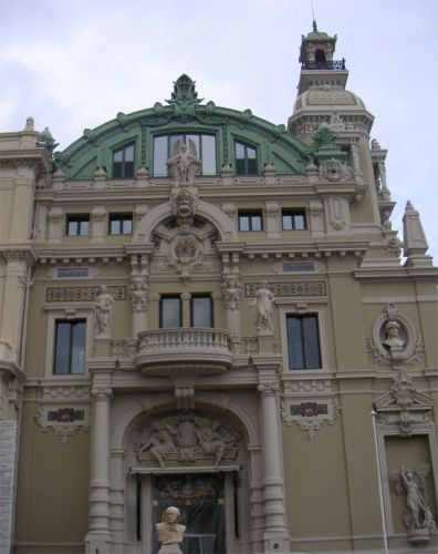 Detail van de Opera van Monte Carlo