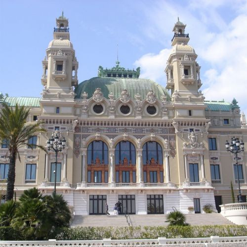 Gevel van de Opera van Monte Carlo