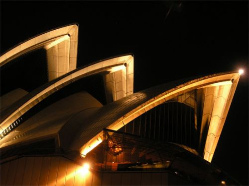 Detail van het Sydney Opera House
