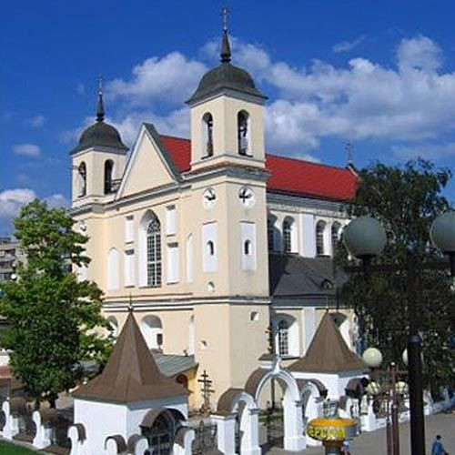Zicht op de Kathedraal van Sint Peter en Paul