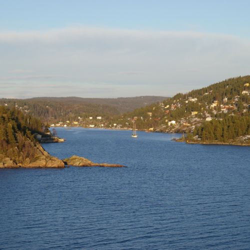 Zicht op de Oslofjord
