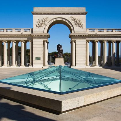 Aan het Palace of the Legion of Honor