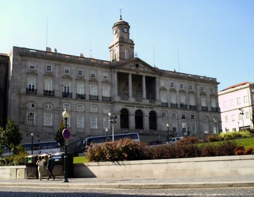 Gevel van het Palácio da Bolsa