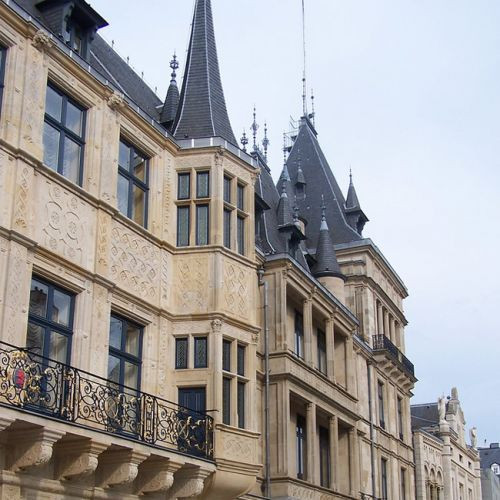 Gevel van het Palais Grand-Ducal