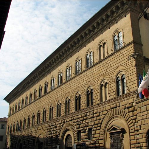 Gevel van het Palazzo Medici-Riccardi