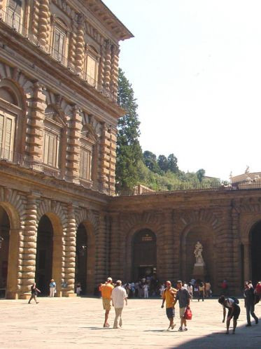 Binnenplein van het Palazzo Pitti