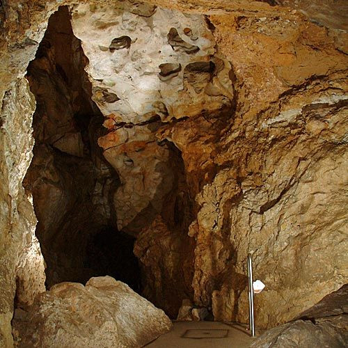 Binnen in de Pálvölgyi-grot