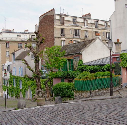 Straat in Montmartre