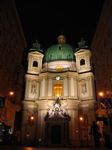 Nachtbeeld in Wenen