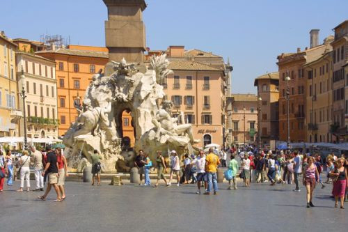 Beeld van de Piazza Navona