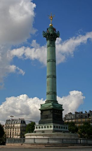 Zuil op de Place de la Bastille