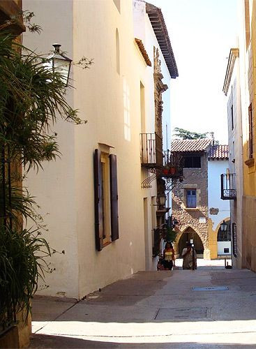 Straatbeeld in Poble Espanyol