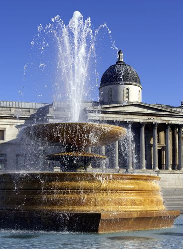 Fontein voor de National Gallery