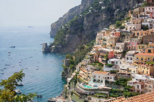 Baai bij Positano
