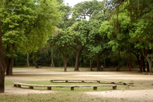 Beeld op het Quinta da Boa Vista park