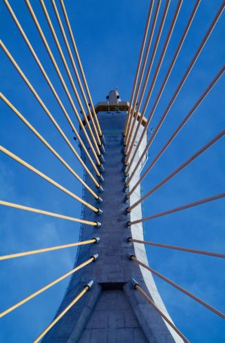 Detail van de Rama VIII brug