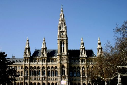 Gevel van het Neues Rathaus